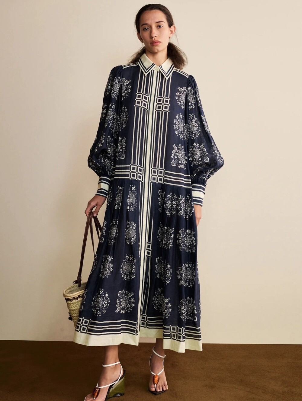 Alemais Banderra Shirtdress